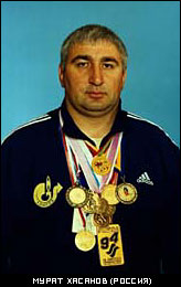 Мурад Хасанов, ЗМС шестикратный Чемпион мира по борьбе самбо